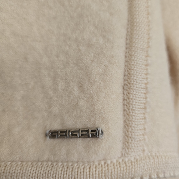 Geiger Vintage Women's Boiled Wool Jacket - Ivory (68071) - Picture 8 of 12